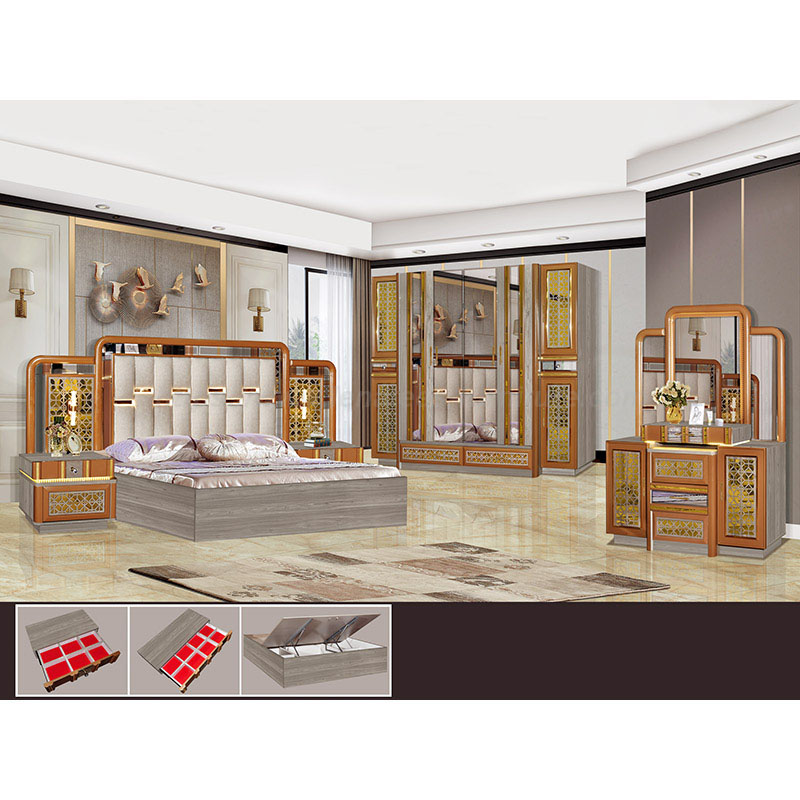 Italian Modern Style High-End Bedroom Set