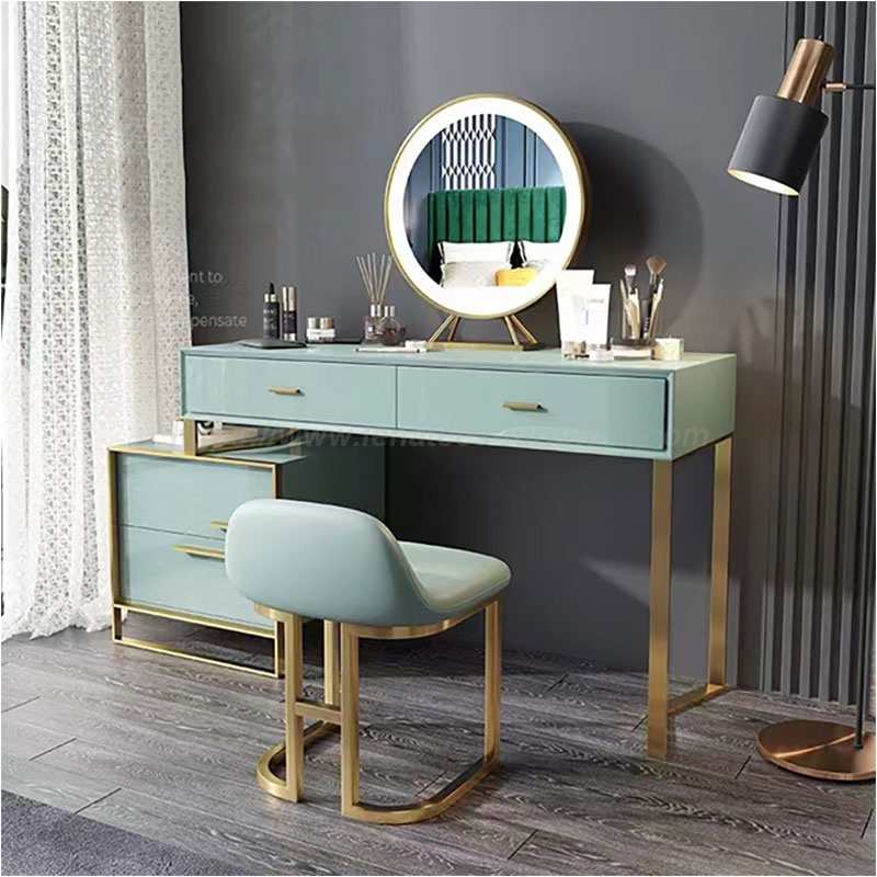 Light Luxury Dresser with Storage Cabinet