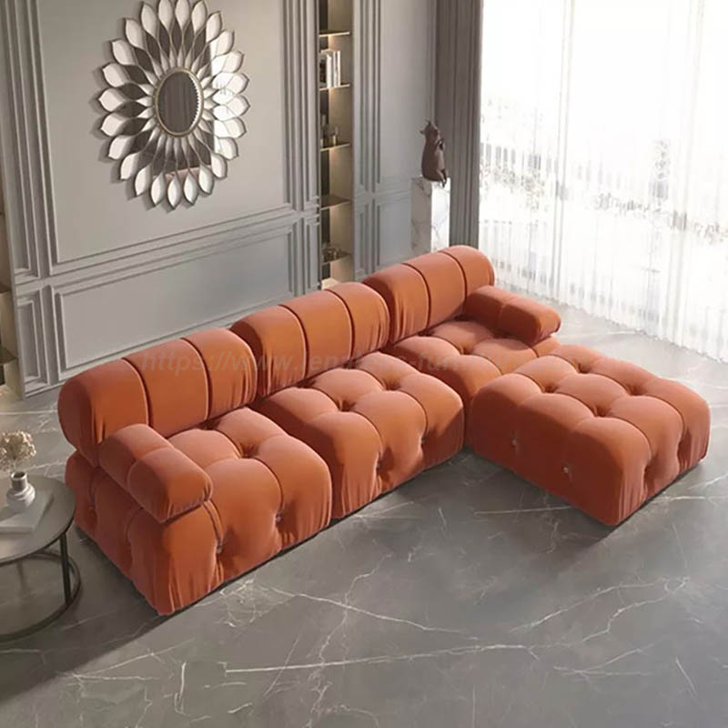 Modern Chesterfield Modular Sectional Sofa