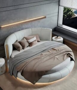 Lit rond de luxe