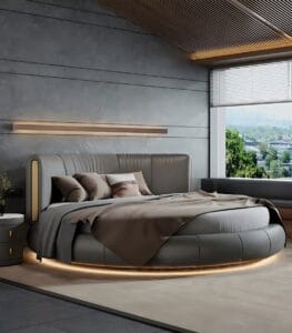 Lit rond de luxe