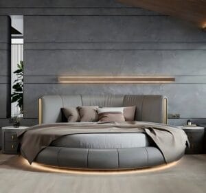 Lit rond de luxe