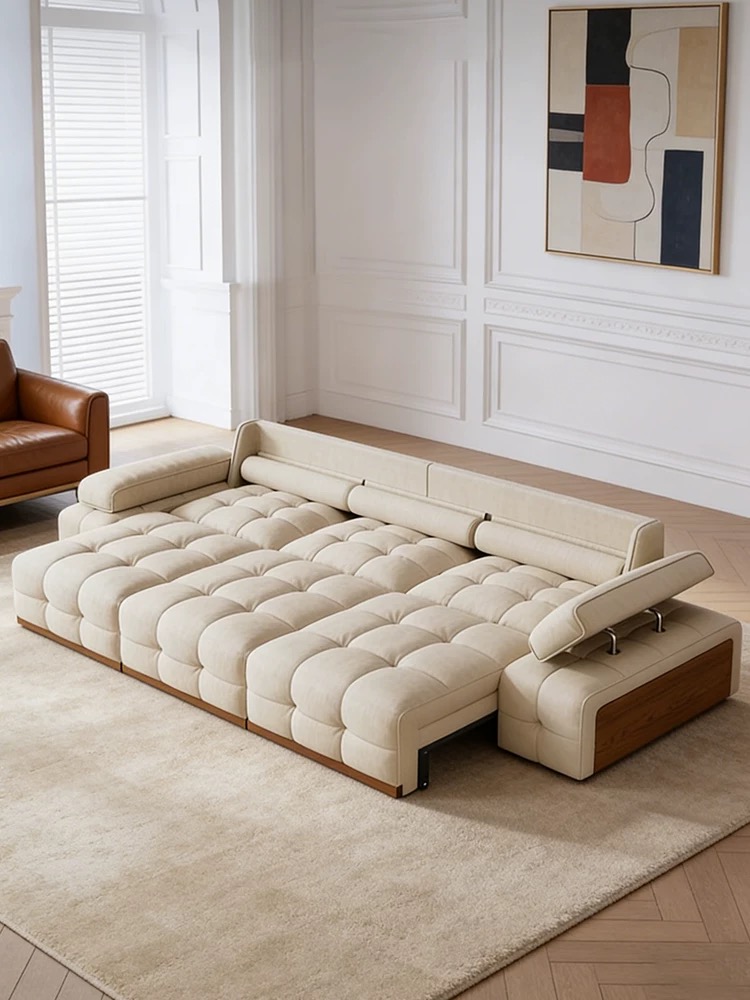 Light luxury square bean bag chair