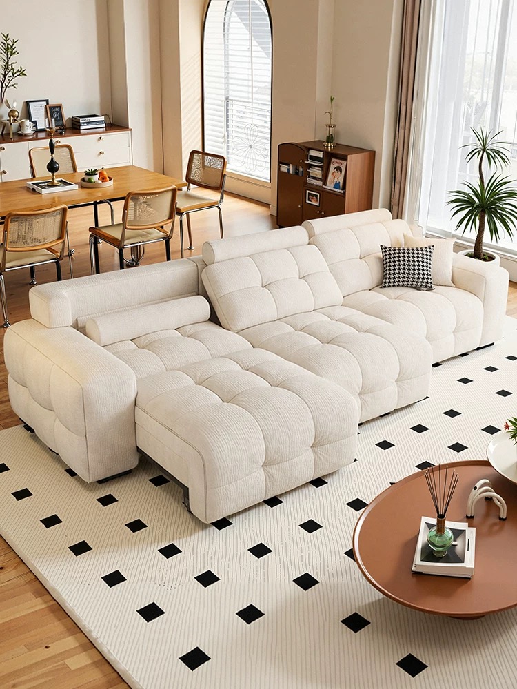 Light luxury square bean bag chair