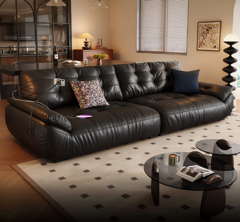 My dream sofa, with a Nordic vintage style, simple and timeless.