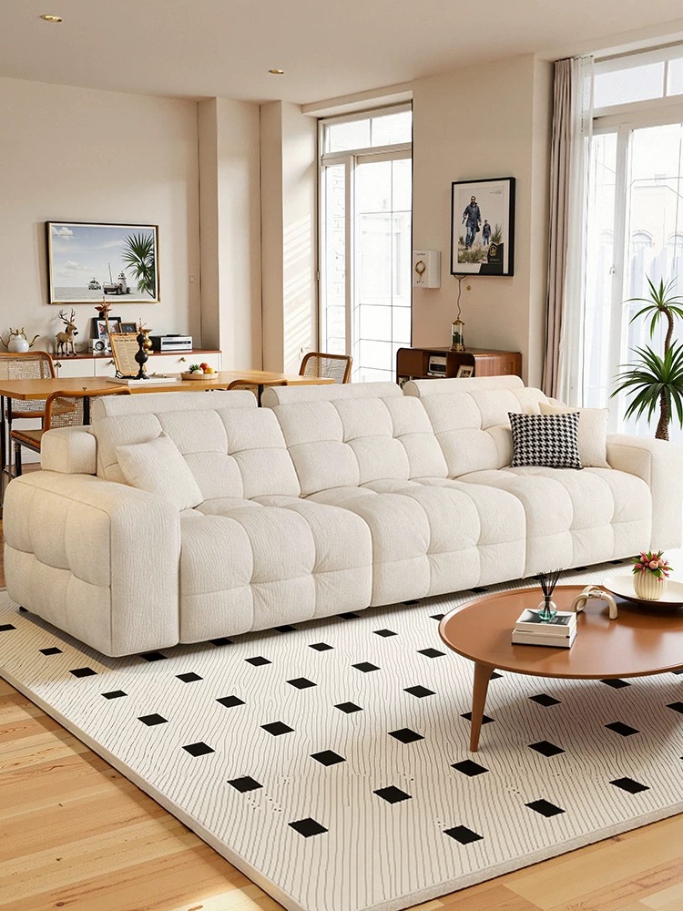 Light luxury square bean bag chair