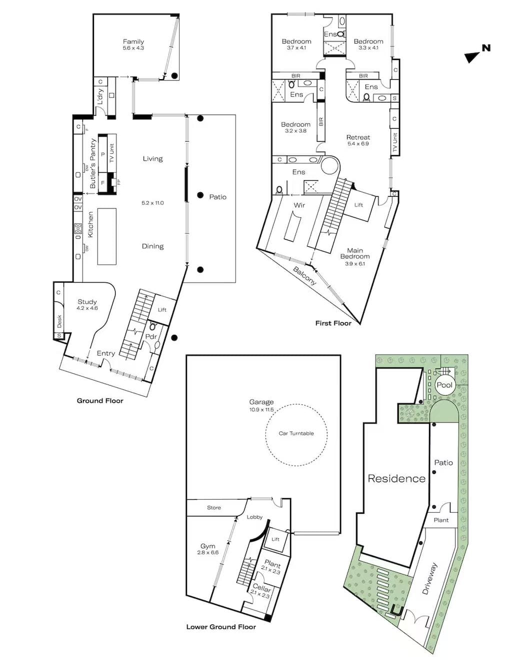 Private villa furniture coordination drawings