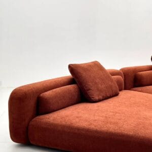 Modern Curved Modular Sectional Sofa with Rounded Arms image 2 Modern Curved Modular Sectional Sofa with Rounded Arms