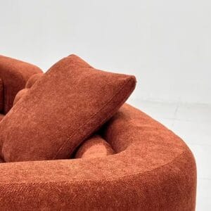 Modern Curved Modular Sectional Sofa with Rounded Arms image 4 Modern Curved Modular Sectional Sofa with Rounded Arms