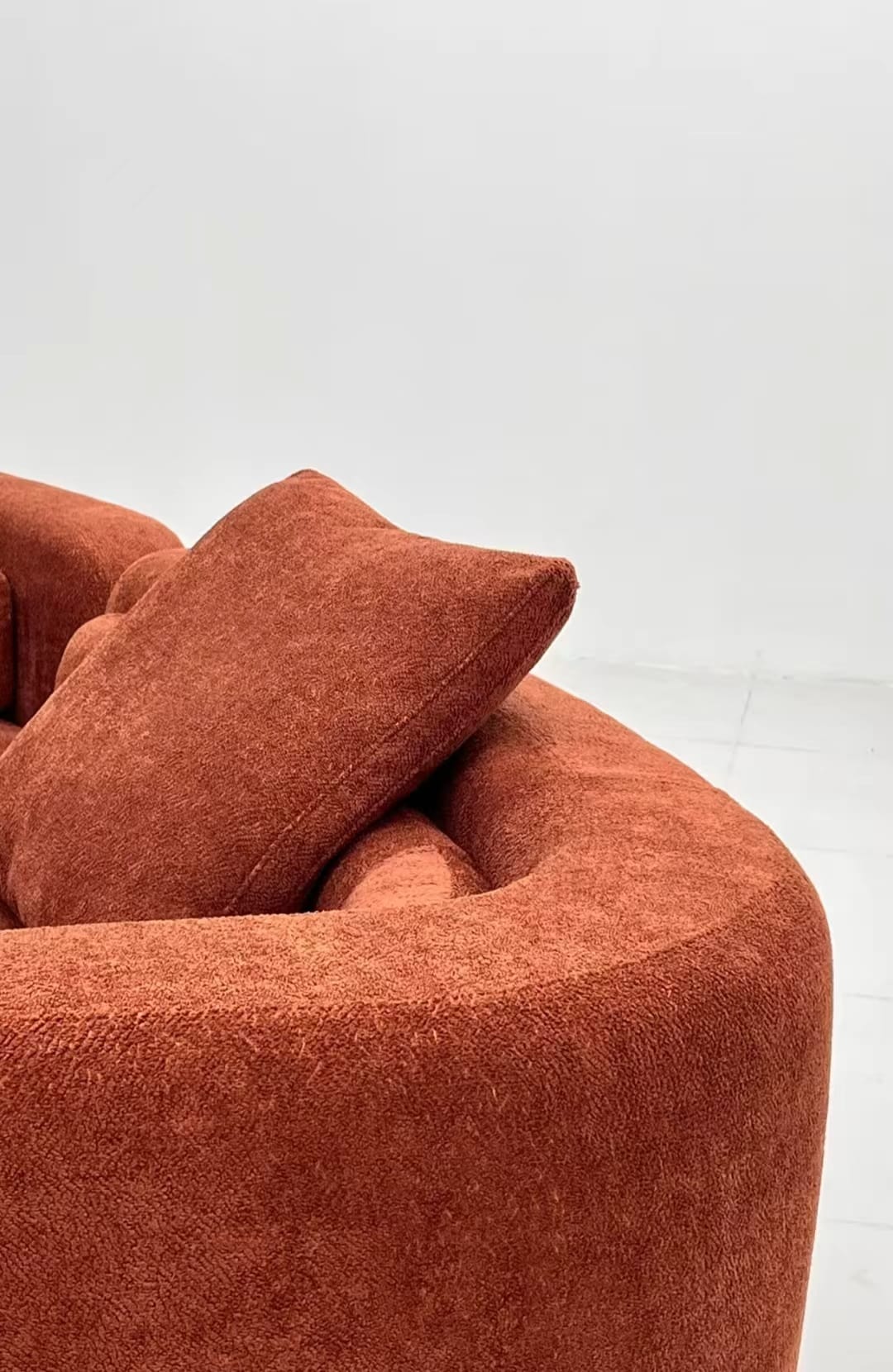 Modern Curved Modular Sectional Sofa with Rounded Arms image 4 Modern Curved Modular Sectional Sofa with Rounded Arms