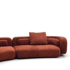 Modern Curved Modular Sectional Sofa with Rounded Arms image 5 Modern Curved Modular Sectional Sofa with Rounded Arms