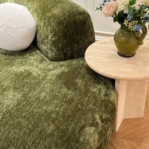 Modern Curved Modular Sofa with Integrated Side Table image 3 Modern Curved Modular Sofa with Integrated Side Table