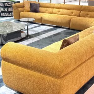 Modern Modular Sectional Sofa with Rounded Arms Modern modular sectional sofa with rounded arms