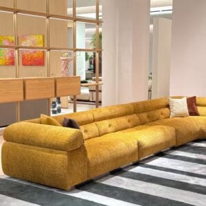 Modern Modular Sectional Sofa with Rounded Arms Modern modular sectional sofa with rounded arms