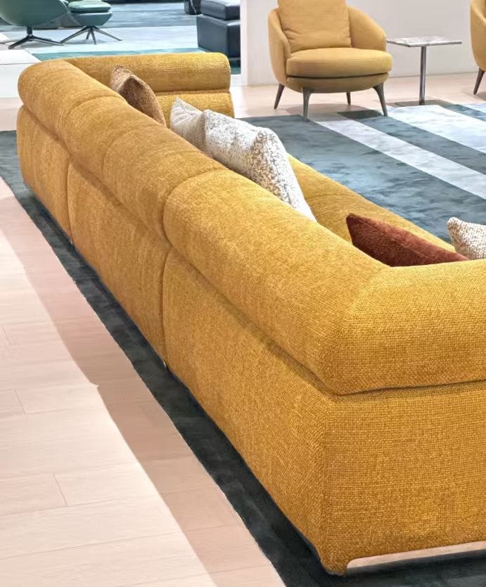 Modern Modular Sectional Sofa with Rounded Arms Modern modular sectional sofa with rounded arms
