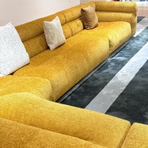 Modern Modular Sectional Sofa with Rounded Arms Modern modular sectional sofa with rounded arms