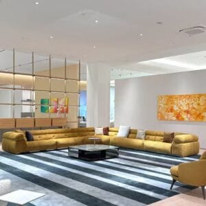 Modern Modular Sectional Sofa with Rounded Arms Modern modular sectional sofa with rounded arms