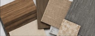 Hotel FF&E material samples