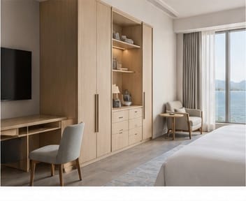 Hotel suite casegoods package