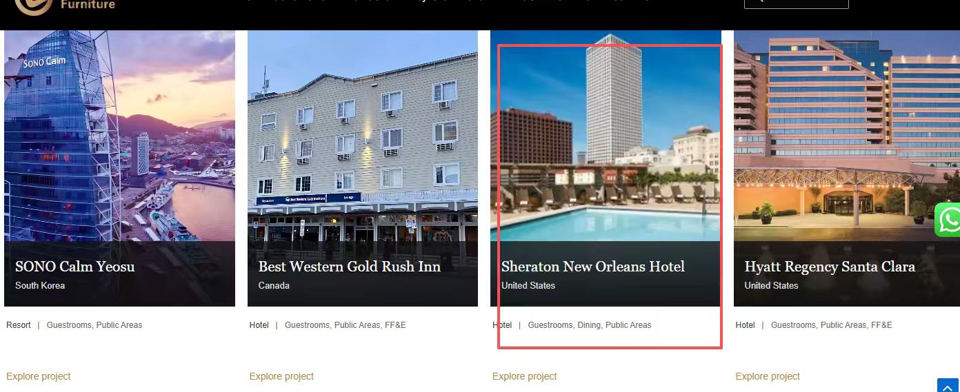 Sheraton New Orleans Hotel project view 8