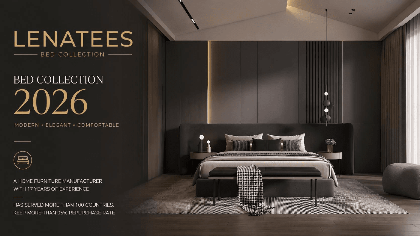 2026 Lenatees bed collection catalogue cover