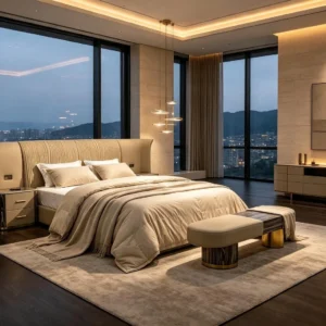 M072 bed design shown in the Lenatees catalogue