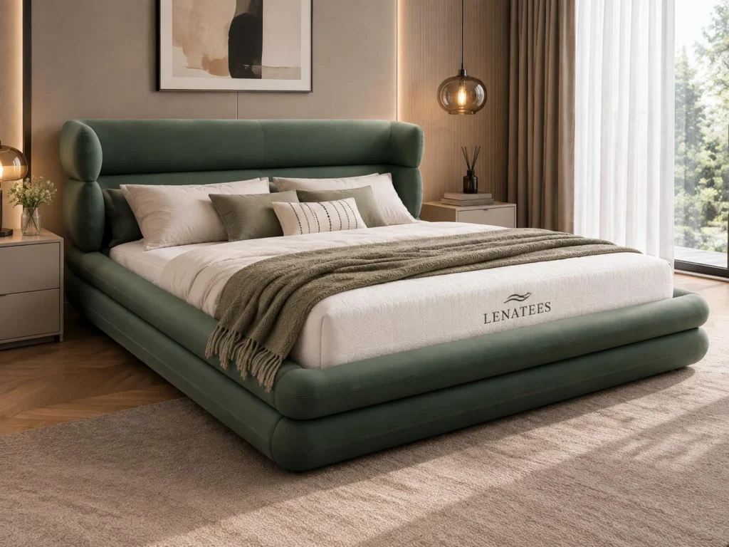 M085 bed design shown in the Lenatees catalogue