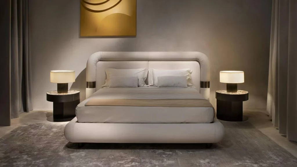 M233 bed design shown in the Lenatees catalogue