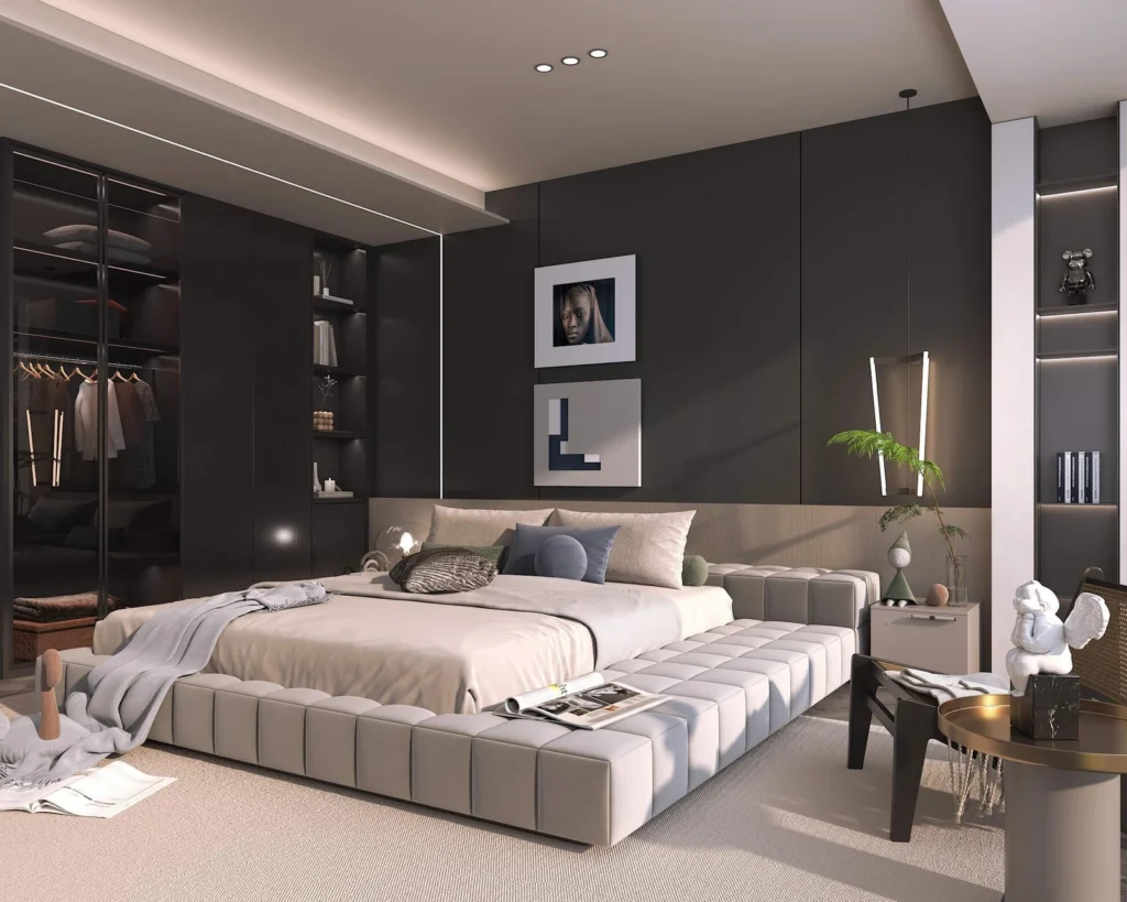 M955 bed design shown in the Lenatees catalogue