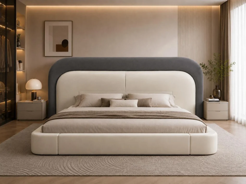 P101 bed design shown in the Lenatees catalogue