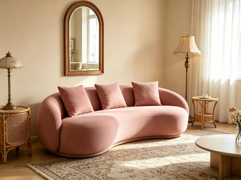 FX6011 upholstered sofa shown in the 2026 collection