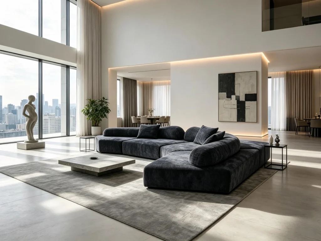 FX6022 upholstered sofa shown in the 2026 collection