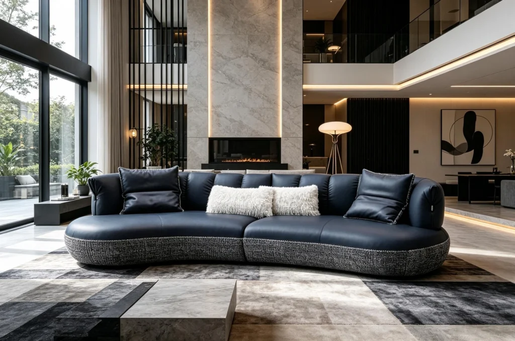 HD2402 upholstered sofa shown in the 2026 collection