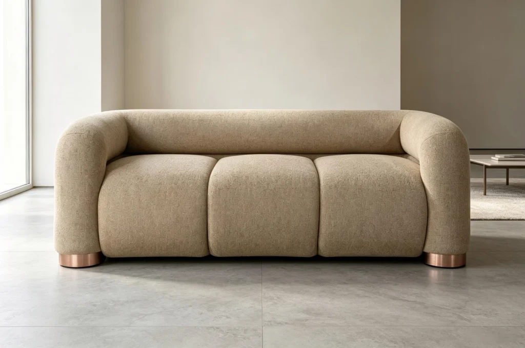 WZ3003 upholstered sofa shown in the 2026 collection
