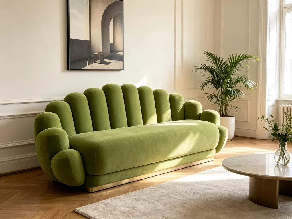 WZ3024 upholstered sofa shown in the 2026 collection