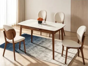 Alternate view of SYL601 Extendable Dining Table with Y71 Chairs